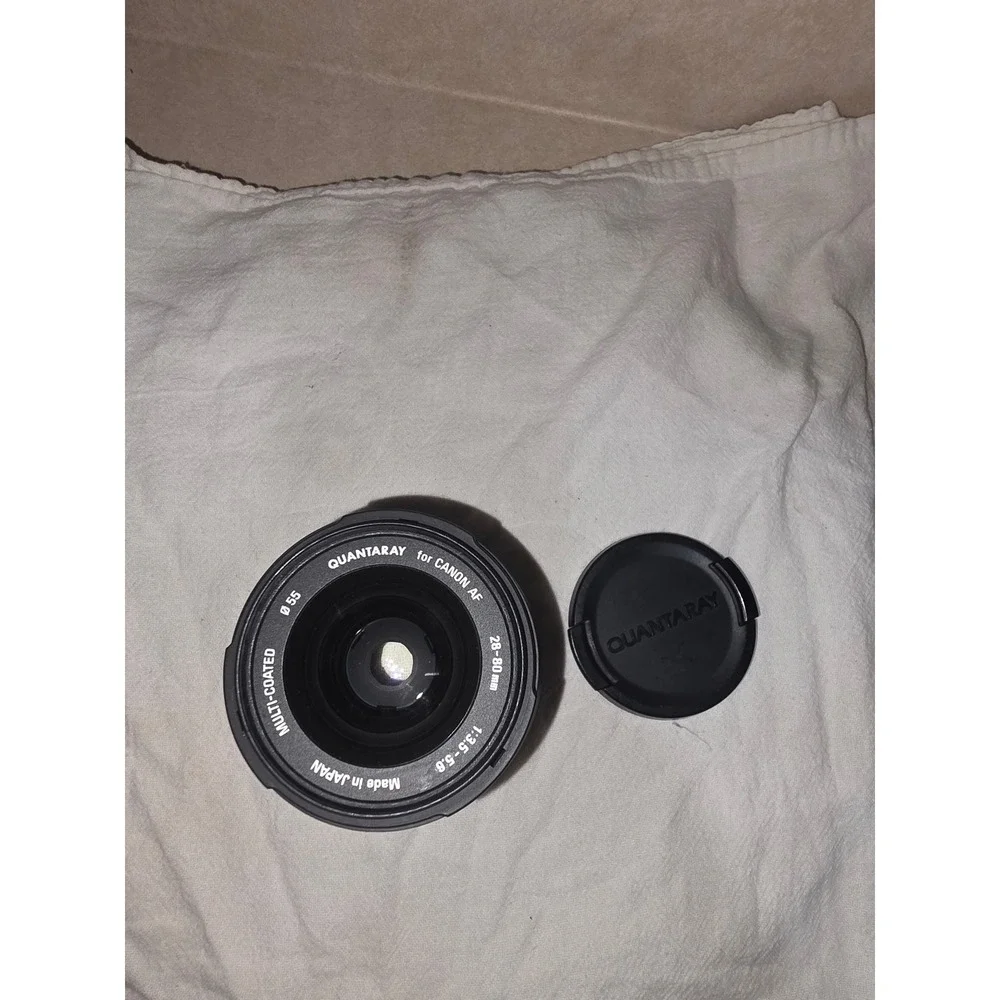 Quantaray 28-80mm f3.5-5.6 AF Multi-Coated Aspherical Lens for Canon EF Mount